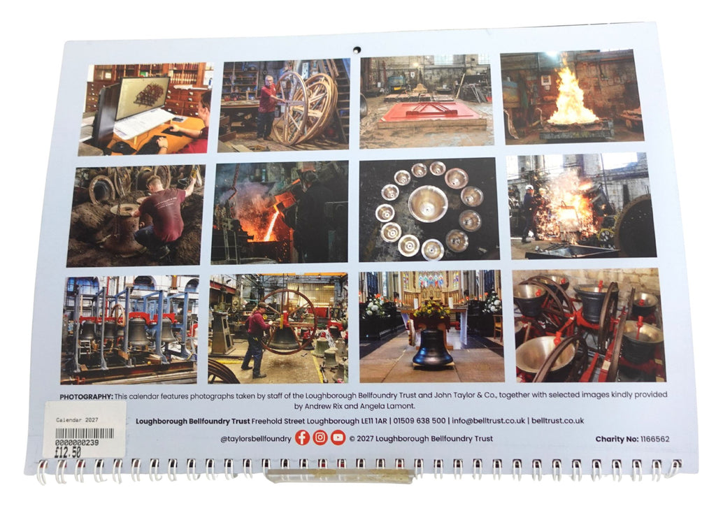 2027 Bellfoundry Calendar