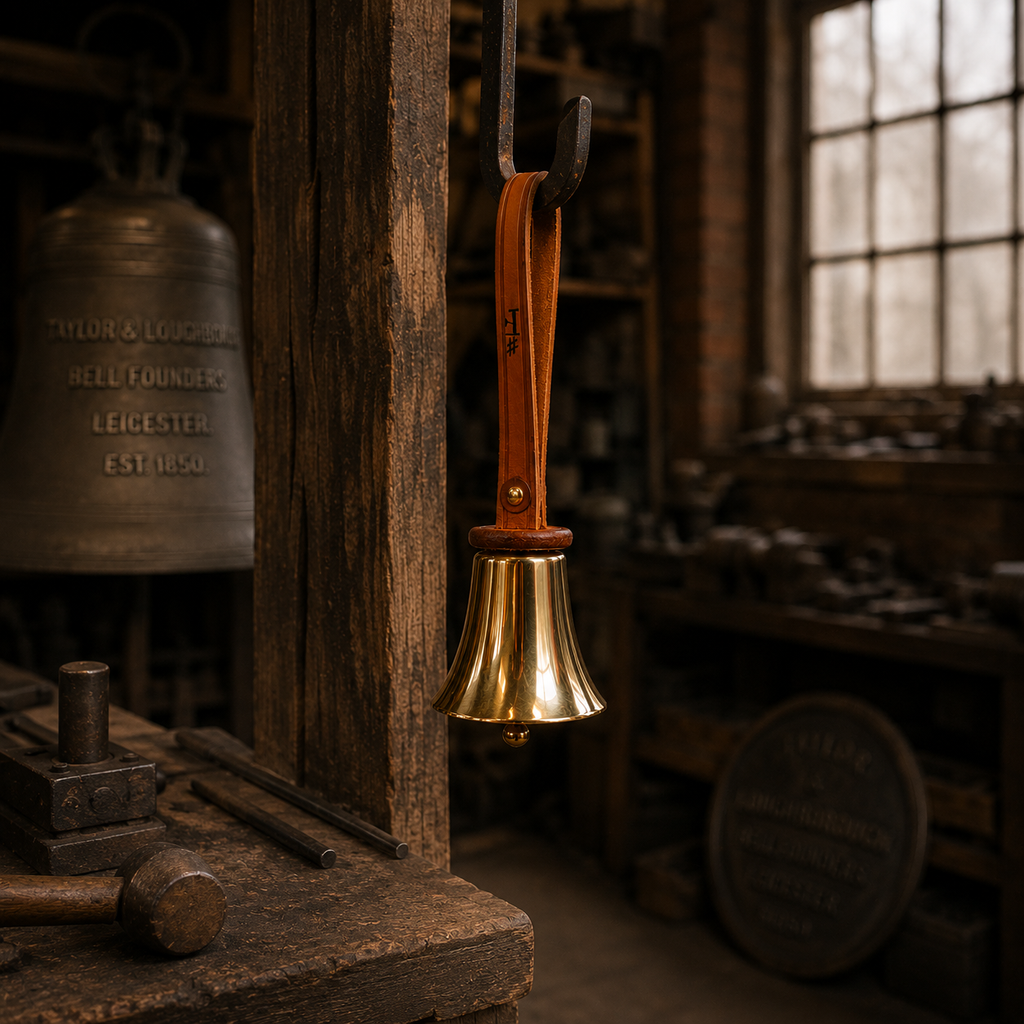 Small Leather Handbell - Tuned F#