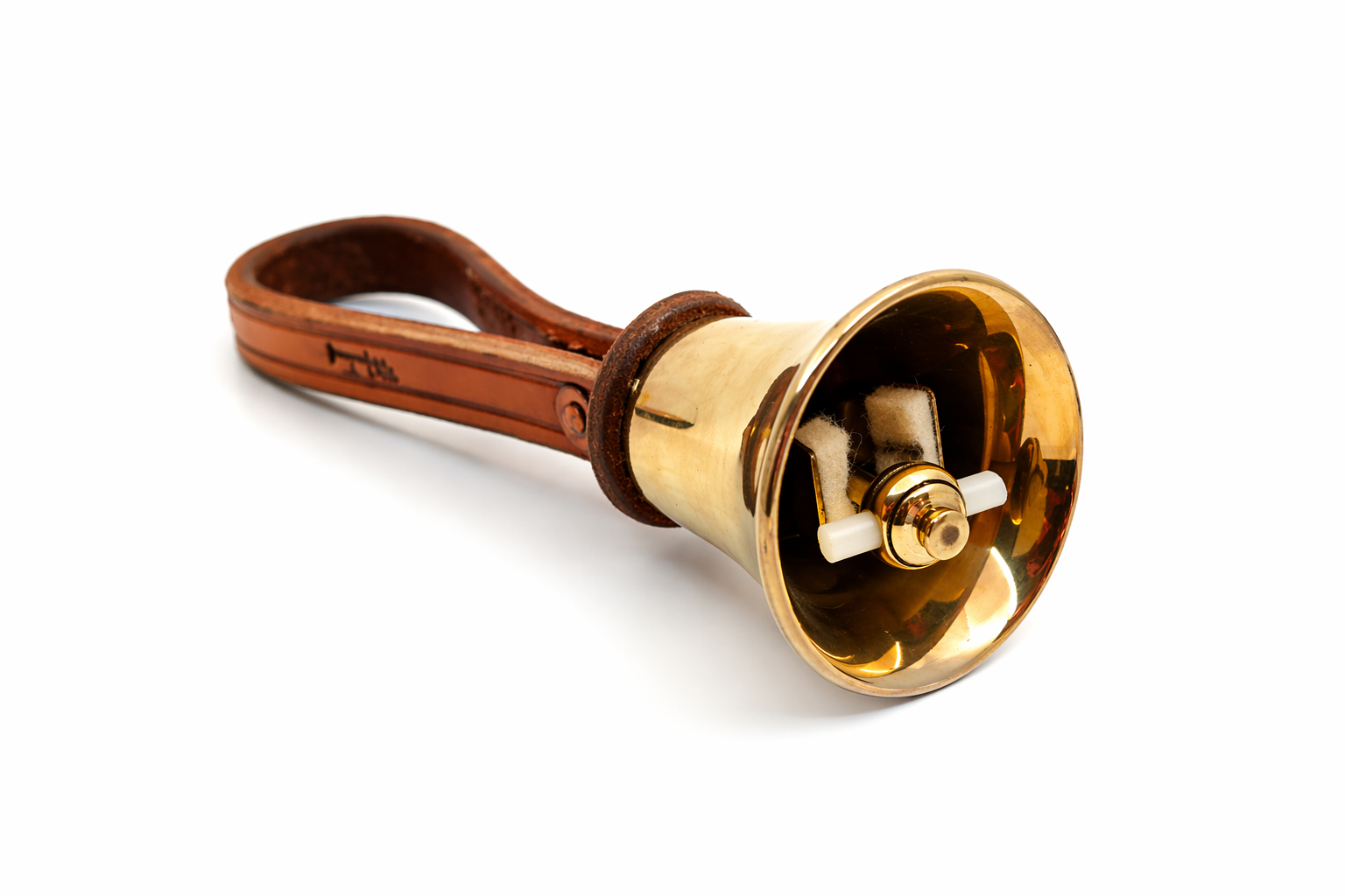 Small Leather Handbell - Tuned F#