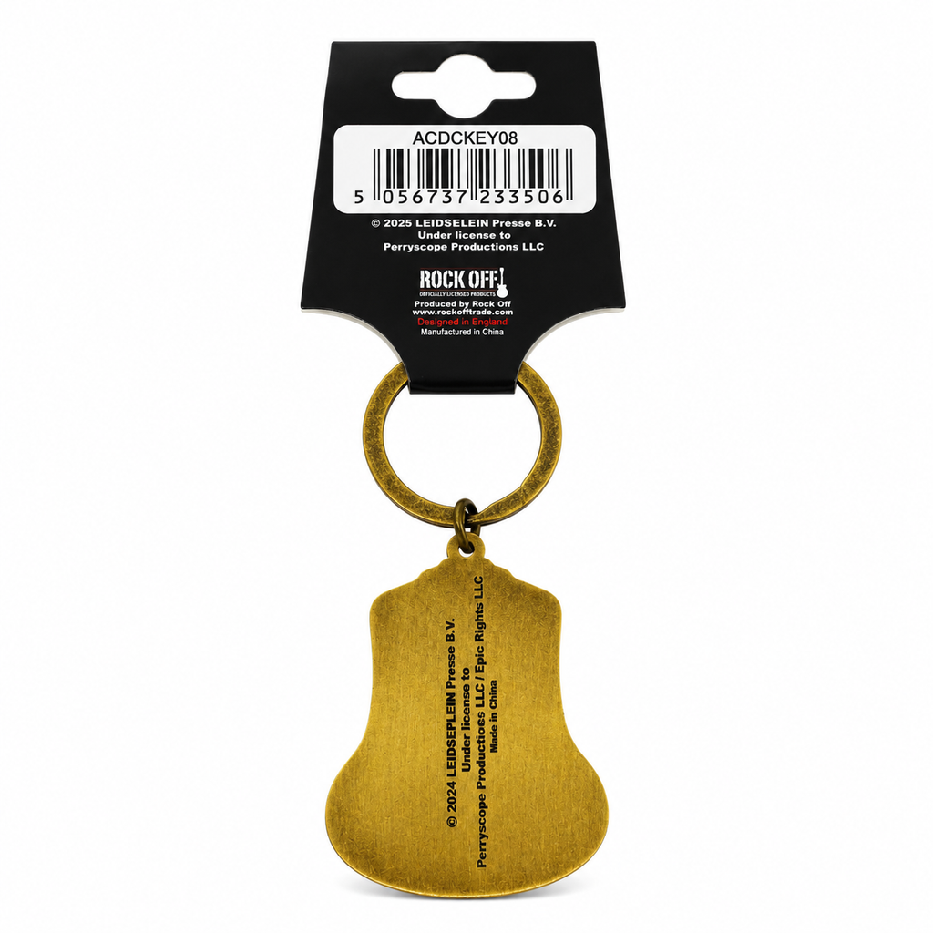 AC/DC "Hells Bells" Gold Bell Keyring