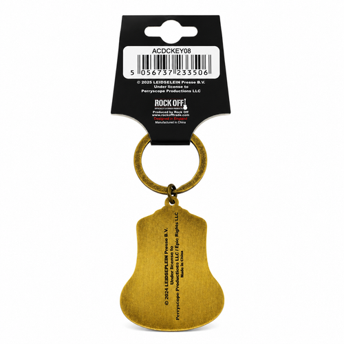 AC/DC "Hells Bells" Gold Bell Keyring