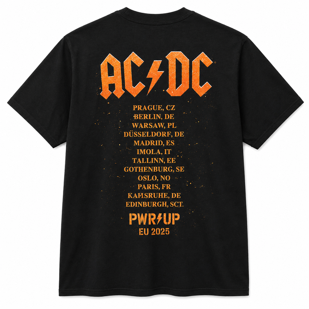 AC/DC "PWR⚡UP Tour 2025" T-Shirt