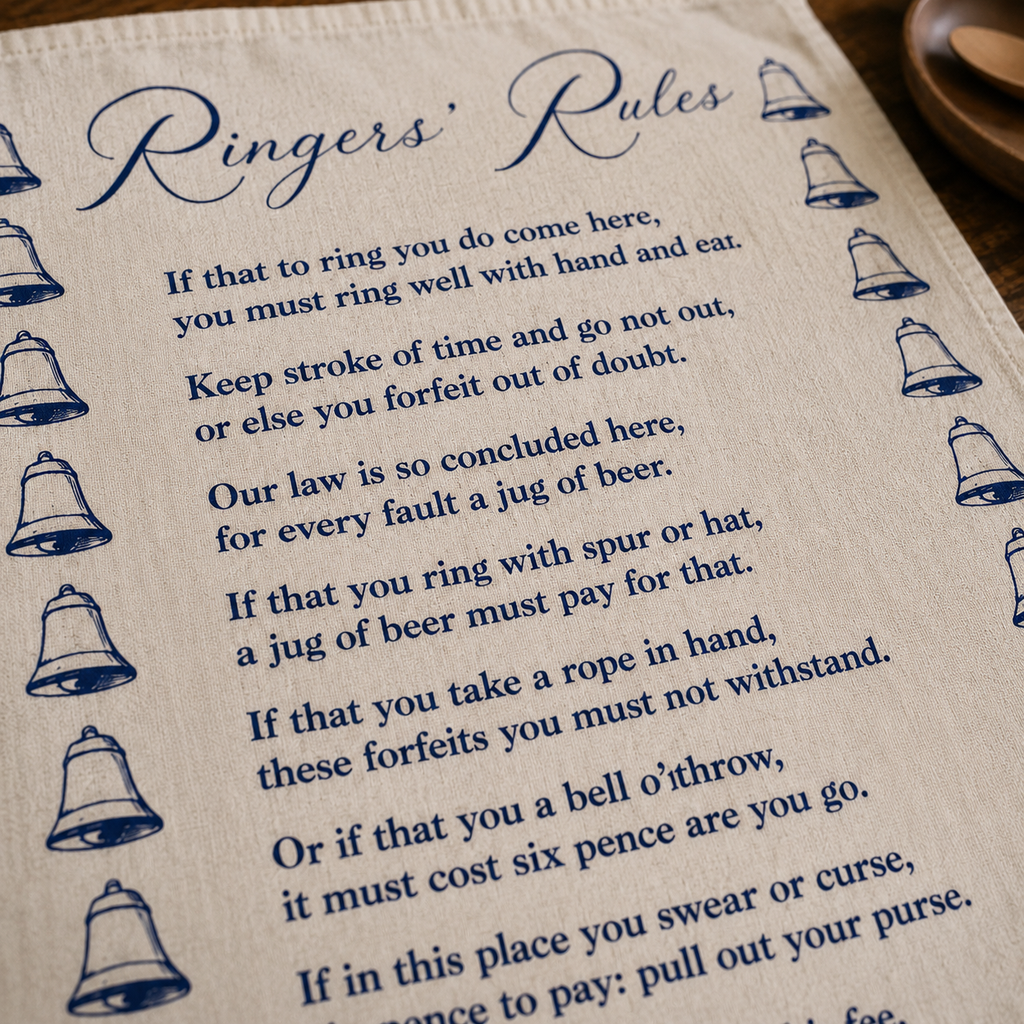 Ringers Rules Tea Towel