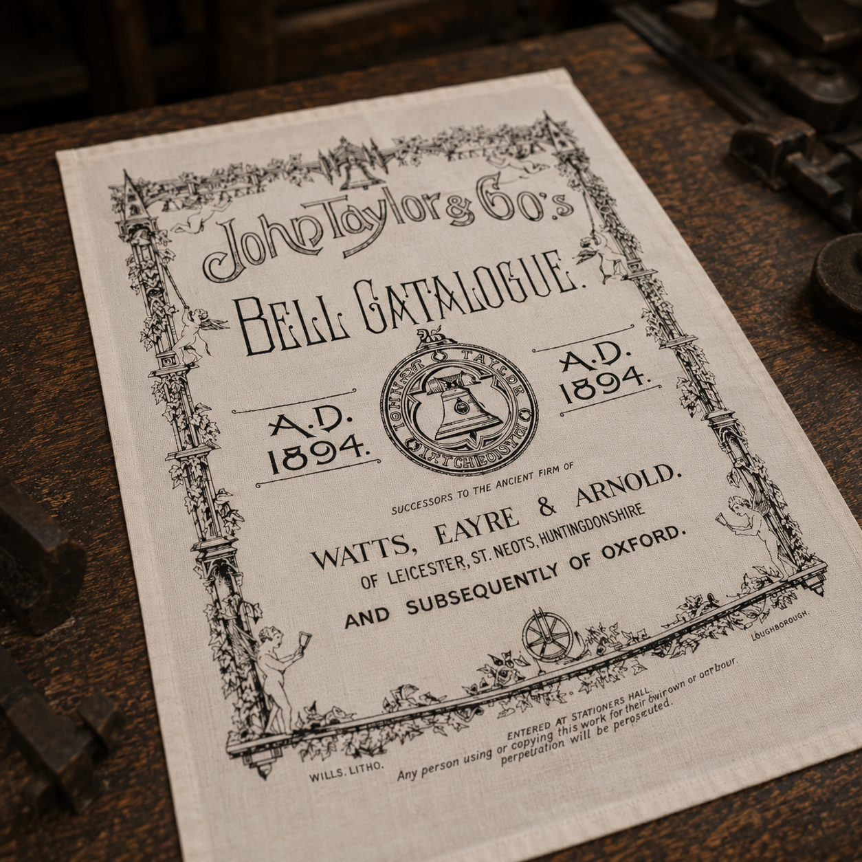 Taylor's Catalogue Tea Towel